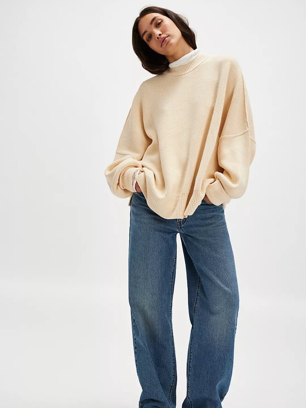 Free People Easy Street Tunic Sweater
